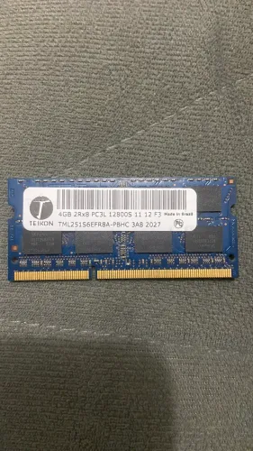 Memória RAM Notebook 4GB DDR3L 1600MHz PC3L-12800S Teikon