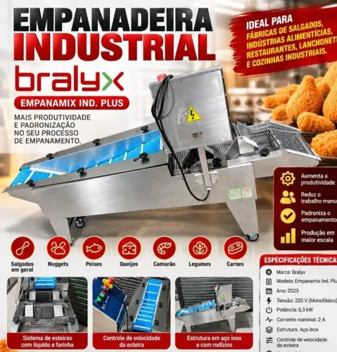 Empanadeira industrial bralyx