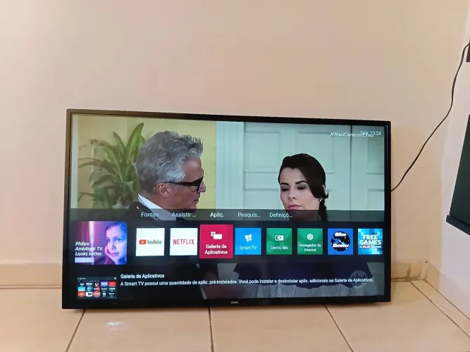 Smart tv Philips 43 polegadas funcionando certinho 