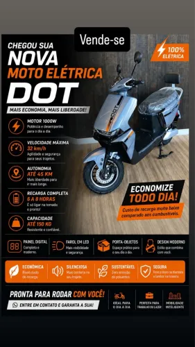 Scooter elétrica 1000W
