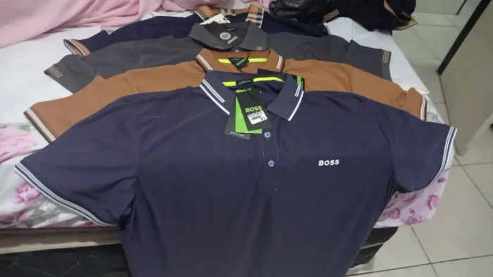 Camisas masculinas Hugo Boss e Burberry