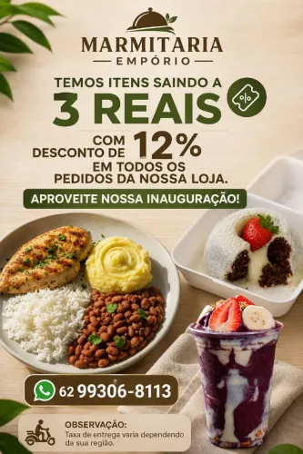 MARMITAS A 3 Reais