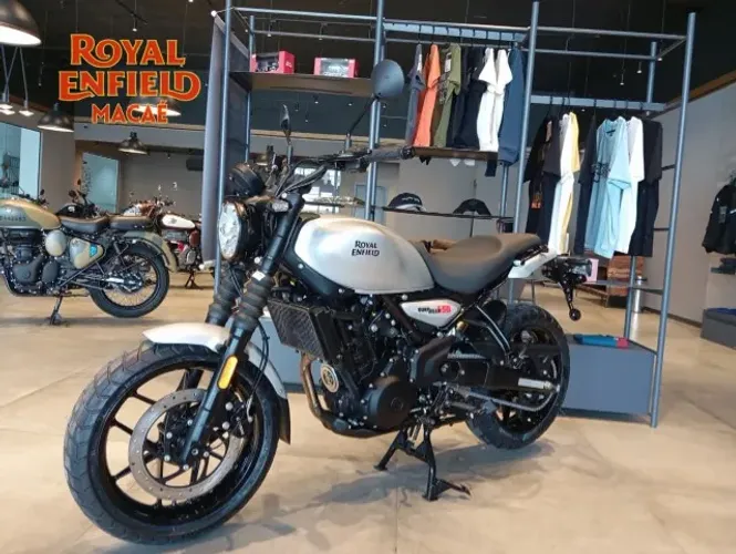 ROYAL ENFIELD GUERRILLA 450cc - SMOKE SILVER 2026 - ZERO KM Sinta o poder