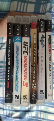 Vendo 6 jogos de PS3 original em ótimo estado 