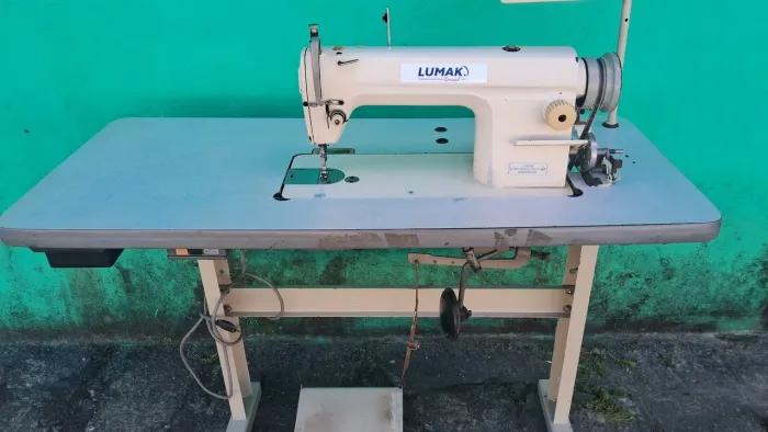 Máquina reta industrial elétrica