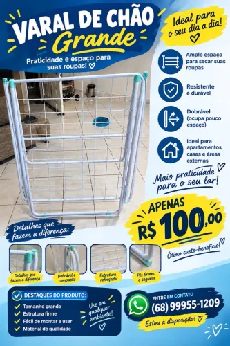 Varal de chão