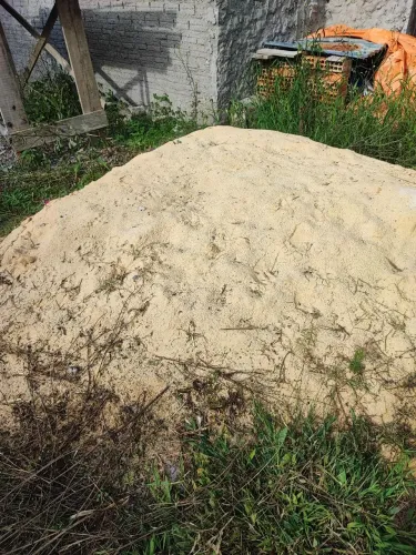 Areia para construção