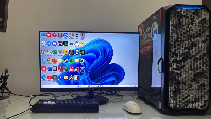     PC Gamer Completo i5 10ª + GTX 1650 + Monitor 144Hz + Periféricos Premium