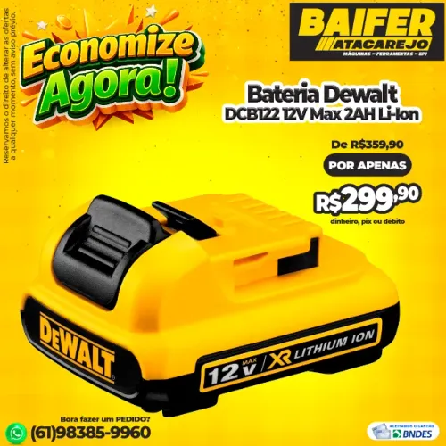Bateria Dewalt DCB122 12V Max 2AH Li-Ion