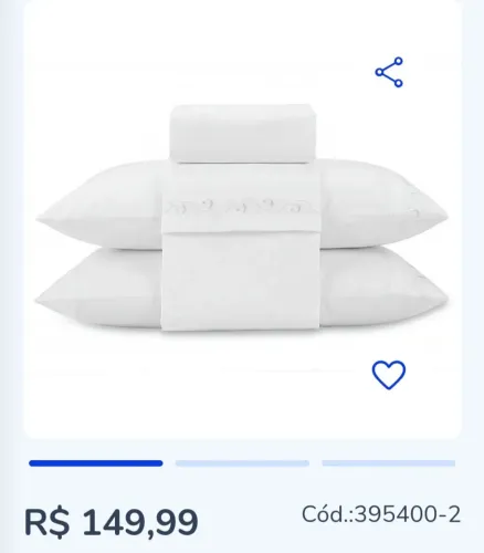 Jogo de cama casal 