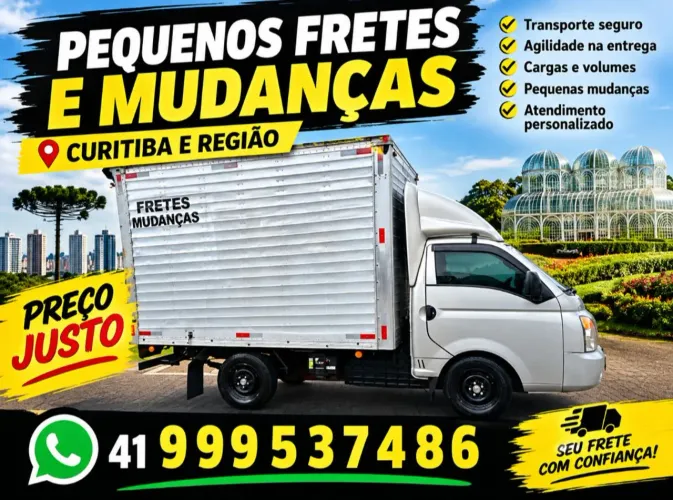 Pequenos fretes e mudanças preço justo