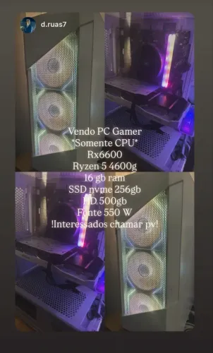 Vendo PC Gamer