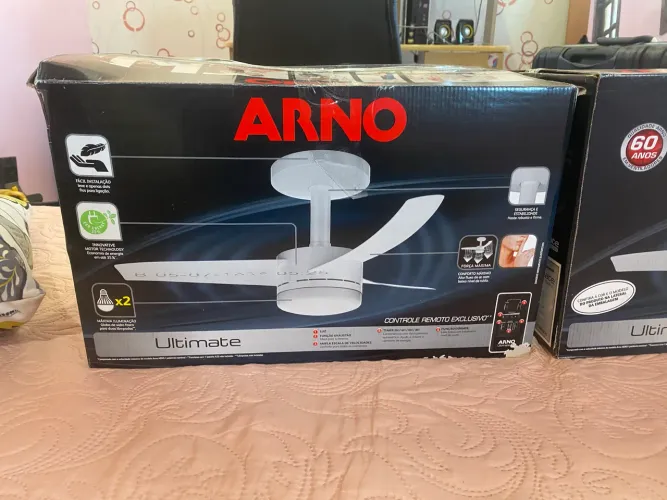 Ventilador de Teto Arno VX10 3 Pás Com Controle Remoto 
