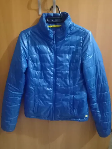 Jaqueta feminina puffer Aeropostale azul m