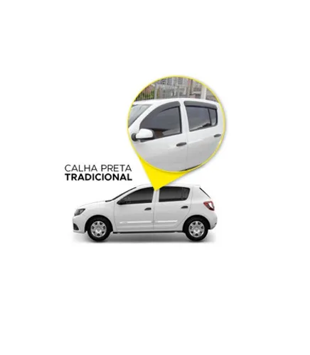 Calha De Chuva Defletor Renault Sandero 4 portas