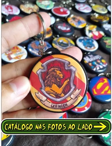 Chaveiros Harry Potter Parte 1 - NerdDog Store Hogwarts Dumbledore Grifinoria Voldemort