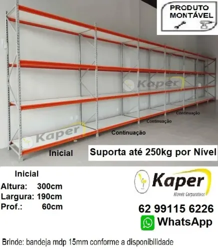 Mini Porta-Pallet P60 / palete / estante ( novo ) Compacto e Funcional