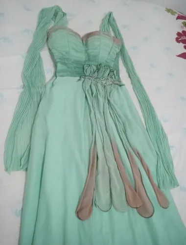 Vestido de festa ou madrinha verde tiffany só 200 reais 
