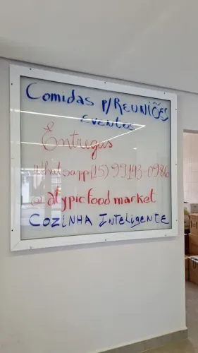 Painel informativo para comercio