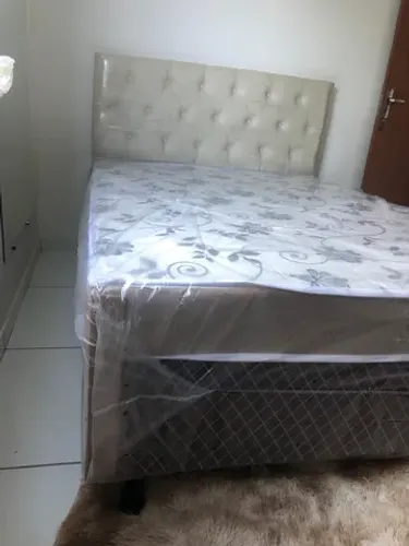 CAMA BOX CASAL NOVA / FRETE GRÁTIS