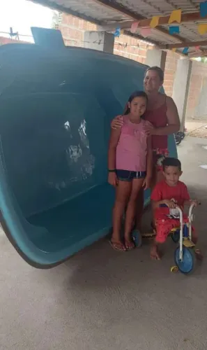 Piscina de fibra