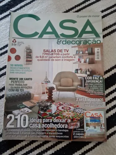 Kit com 6 Revistas  Casa & Decoração - I