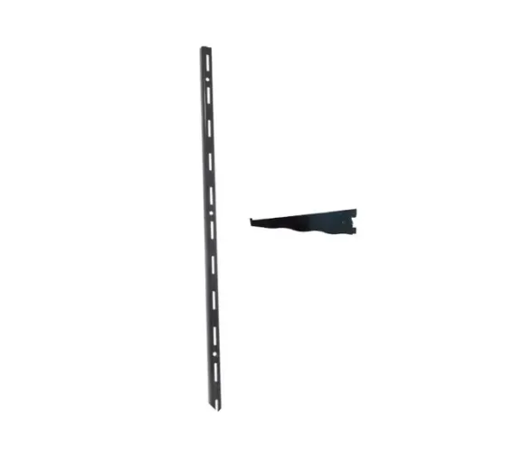 2x Trilhos Cremalheira 2m + 10x Suportes 30cm Rasgo Simples