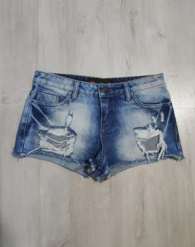 Short Jeans Desfiado juvenil