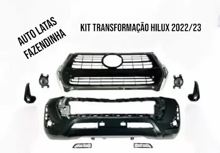 Parachoque Hilux 2021 2022 2023 completo 