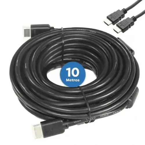 Cabo Hdmi 10m Metros Ultra Hd 4k Alta Resolução Qualidade