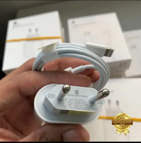 Carregador turbo para iPhone homologado pela Anatel apenas R$60