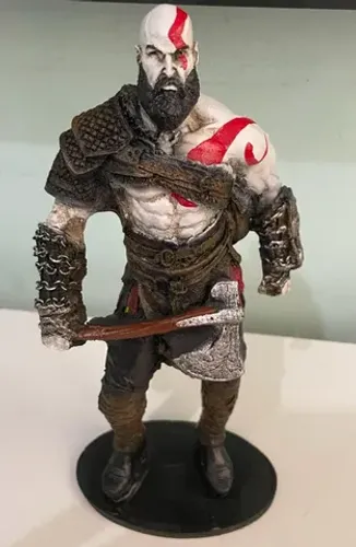 Boneco Miniatura Kratos God Of War Colecionável