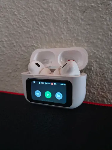 Fone Bluetooth KAIDI com Tela e redução de ruído. Ótimo para o dia a dia e esportes