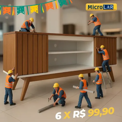Rack para Ripado TV 1,60 M Microlar _ Já com Entrega