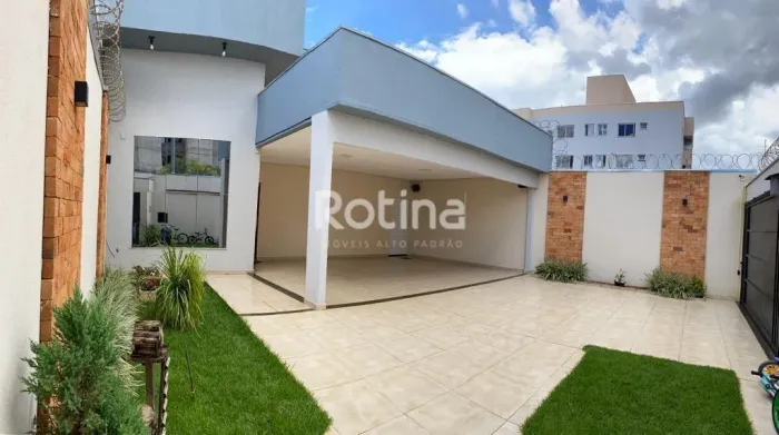 Casa à venda, 3 quartos, Novo Mundo - Uberlândia/MG - Rotina Imobiliária