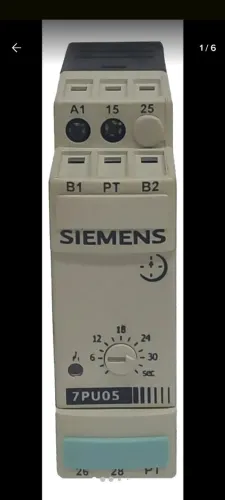 Relé Temporizador Siemens 7PU05