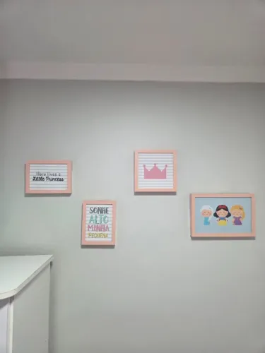 Kit 4 Quadros Infantis