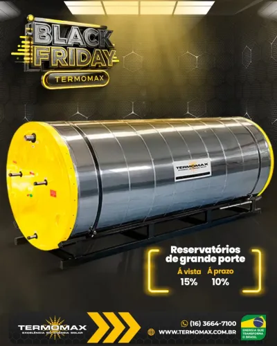 Reservatório Solar BP ou AP inox 316L anodo PROMOCAO TERMOMAX 