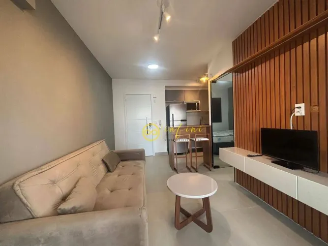 Apartamento Mobiliado com 1 Quarto para alugar, 47 m² por R$ 4.200/mês - Condomínio Mandar