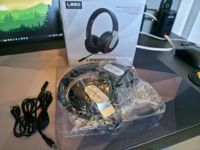 Headset L850 Bluetooth e microfone Recarregável Black - Muito top - novo na caixa