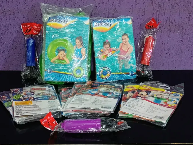9 Bóias Infantil Etetoys e Bestway 56cm e 76cm (Novas)
