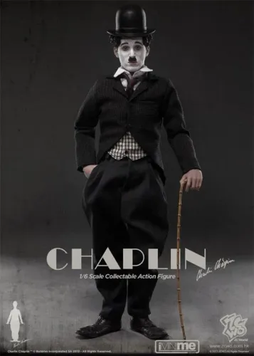 Charles Chaplin 1/6 - Zcwo Studios - tipo Hot Toys - RARISSIMO
