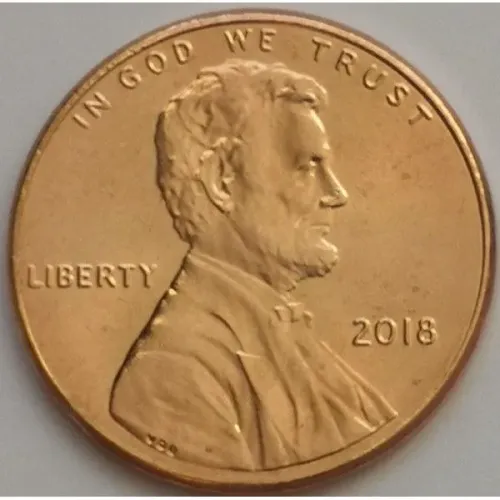 Moeda 1 Centavo Lincoln 2018