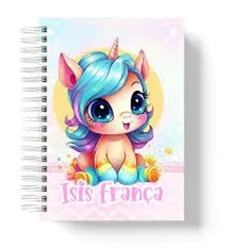 Kit Escolar (Agenda, Cadernos, Tag Bag, Adesivos, Etiquetas)