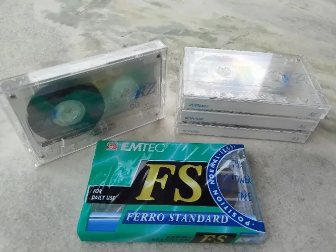 Fitas K-7 novas e lacradas