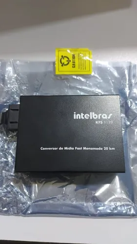 Conversores De Midia Fast Monomodo 20km - Kfs 1120 Intelbras