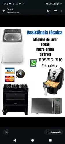 Concerto e manutenção de eletrodomésticos