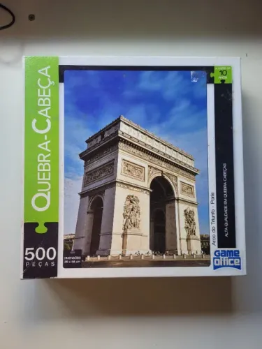 quebra cabeça 500 peças Arco do Triunfo lacrado/novo