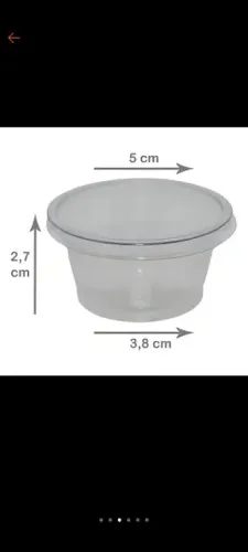 Embalagem para doces, molhos, etc Galvanotek G695 cristal