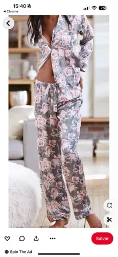 Pijama Victoria?s Secret - Tamanho M